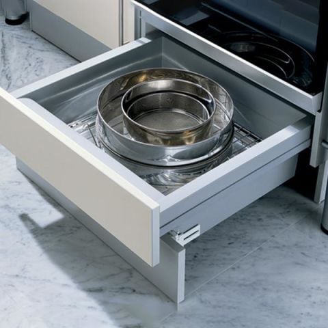 Hafele Fırın Altı Çekmece Gri 19/600mm