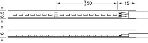 Şerit LED, silikon kaplama, Hafele Loox5 LED 3084, 24 V