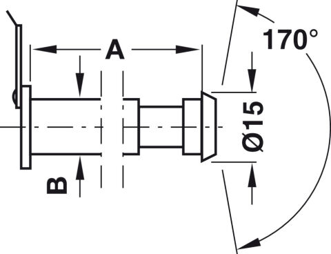 Kapı Dürbünü, Hafele DV.01 - 959.00.002