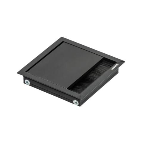 Hafele EXIT Kablo kanalı, mat siyah, 100x100mm