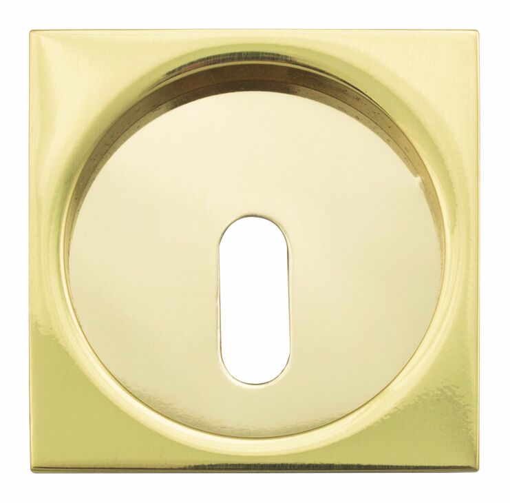 Gömme kulp, SQUARE, Pirinç, 58 mm, Hafele ---Gömme kulp