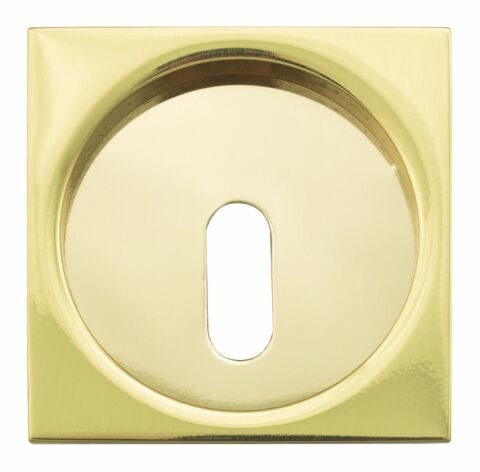 Gömme kulp, SQUARE, Pirinç, 58 mm, Hafele ---Gömme kulp