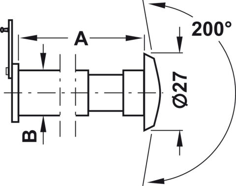 Kapı Dürbünü, Hafele DV.03 - 959.00.008