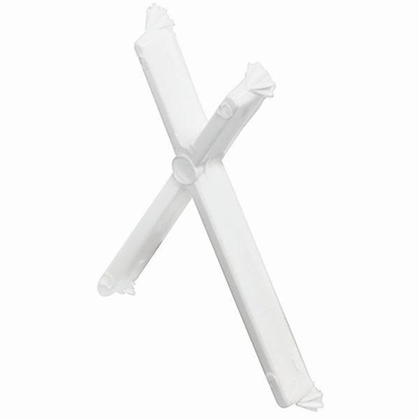 Hafele Raf Kilit Plastik Beyaz 5mm 80kg