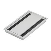 Hafele EXIT DUAL Kablo kanalı eloksal 120x200mm