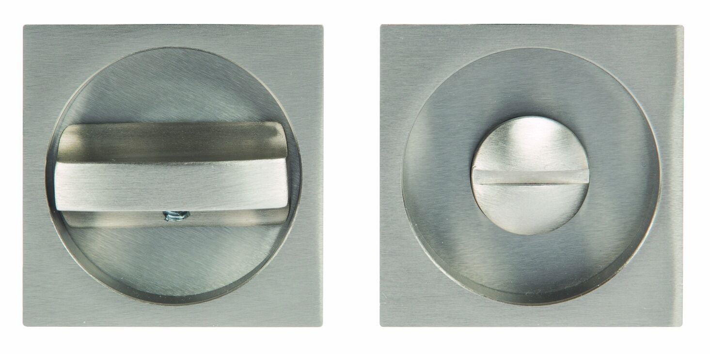 Gömme kulp, SQUARE, Pirinç, 58 mm, Hafele ---Gömme kulp