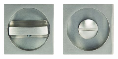 Gömme kulp, SQUARE, Pirinç, 58 mm, Hafele ---Gömme kulp