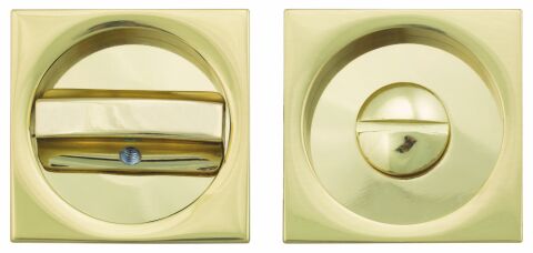 Gömme kulp, SQUARE, Pirinç, 58 mm, Hafele ---Gömme kulp