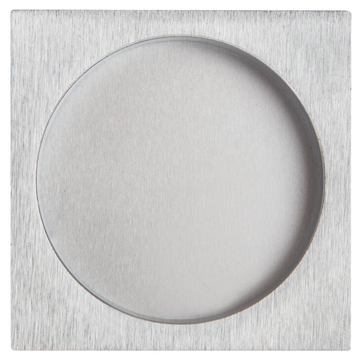 Gömme kulp, SQUARE, Pirinç, 58 mm, Hafele ---Gömme kulp