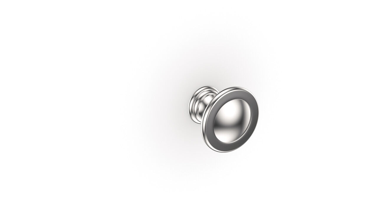 Häfele ROY Düğme Kulp Zamak - 30x30 mm 25 mm Krom renkli Parlak 121.70.372
