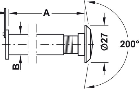 Kapı Dürbünü, Hafele DV.04 - 959.00.121