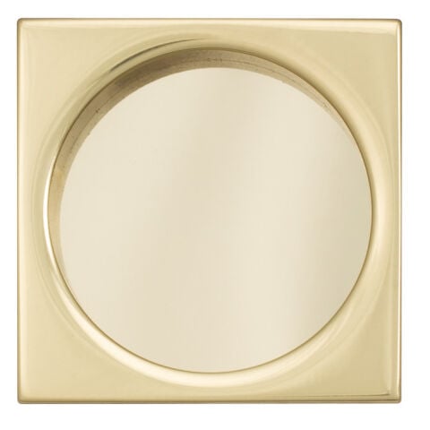 Gömme kulp, SQUARE, Pirinç, 58 mm, Hafele ---Gömme kulp