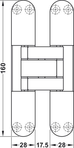 Häfele STARTEC H12 L Kapı Menteşesi Gizli En Fazla 80 927.91.355