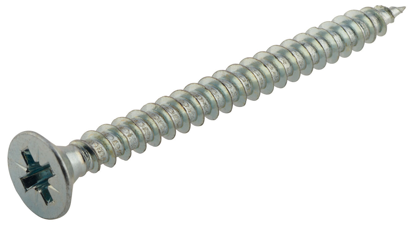 Häfele Sunta Vidası Hospa Havşa Başlı PZ Tam Dişli 6x70 mm 12 mm Çinko kaplama 015.32.369