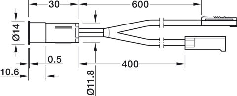 Oryantasyon aydınlatması, Hafele Loox5 LED 3101, 24 V