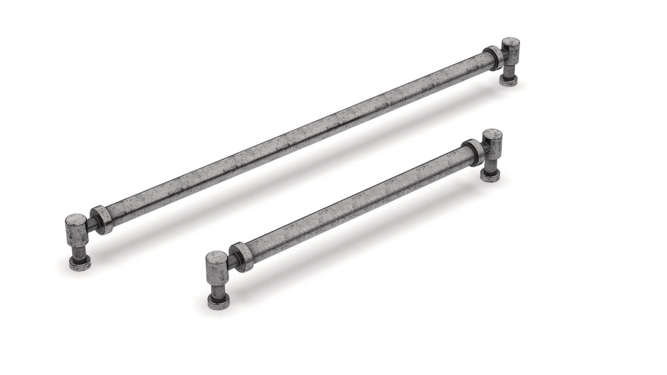 Häfele VIENNA Akslı Kulp Zamak - 192x20 mm 20 mm Gümüş renkli 121.70.937