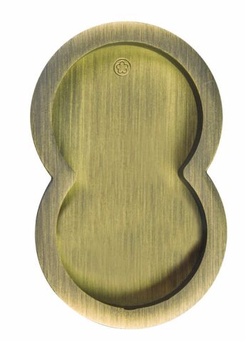 Gömme Kulp, Hafele ---ROUND, Pirinç, 57mm, PC (Barelli)