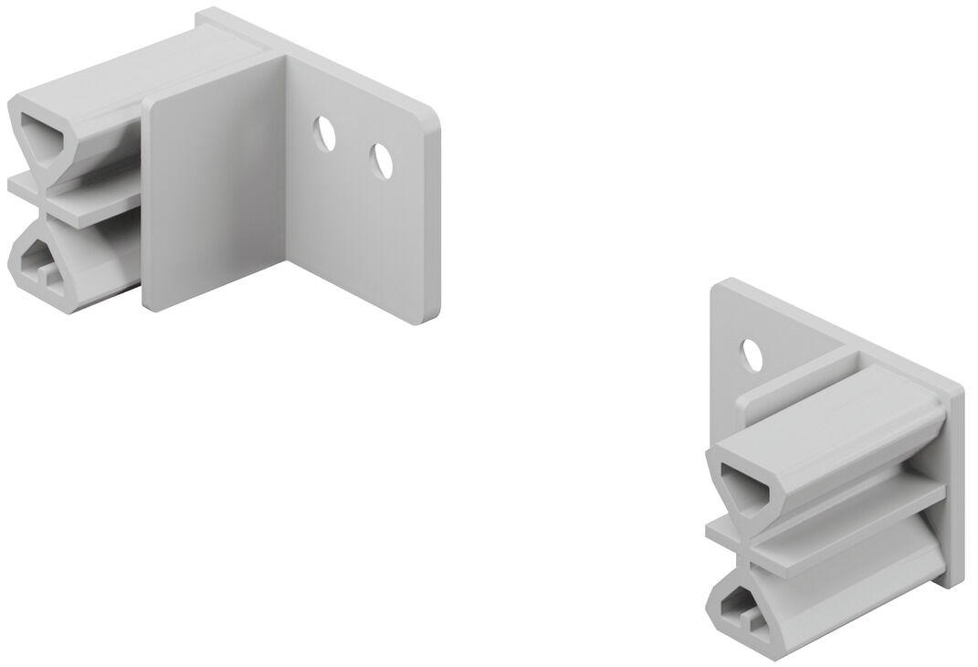 Häfele Matrix Box P Plus VIS Yan Ray Tutucu dikdörtgen gümüş 513.71.990