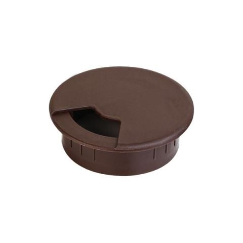 Hafele MİNO Kablo kapağı, pl.kahverengi, Ø80mm