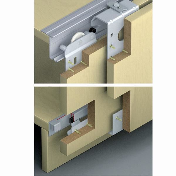 Hafele HANGROLLER 50-VF Kayar Kapak Seti Önde Kayan 3k 19-22mm