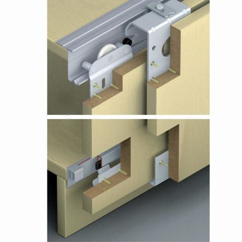 Hafele HANGROLLER 50-VF Kayar Kapak Seti Önde Kayan 3k 19-22mm