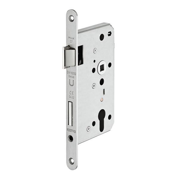 Hafele H65.03 Panik B Fonksiyonlu Kilit Barelli Tip Paslanmaz Çelik Mat 65/20mm Sol