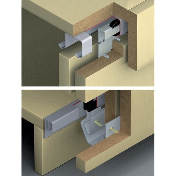 Hafele HANGROLLER 30-MF Kayar Kapak Seti Karma Kayan 3k 19-22mm