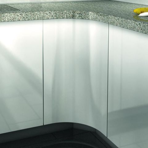 Hafele MONDO CARVE Kapak (İçe Bombeli) Beyaz