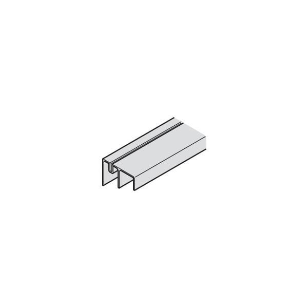 Hafele SLIDO F-LINE42 50B - FLINE43 70A İkili Alt Kılavuz Ray Alüminyum Gümüş Renkli 3500mm