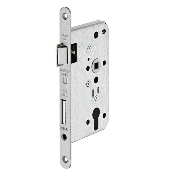 Hafele H65.03 Panik E Fonksiyonlu Kilit Barelli Tip Paslanmaz Çelik Mat 65/20mm Sağ