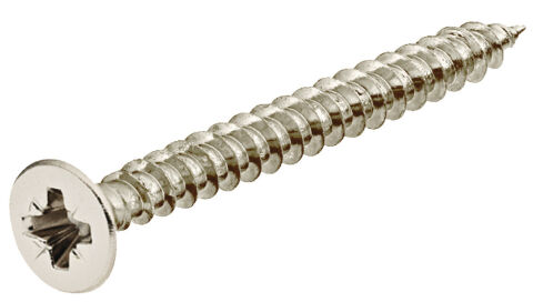 Häfele HOSPA Sunta Vidası Havşa Başlı PZ Tam Dişli 4x20 mm 8 mm Silver coloured PZ Yıldız 015.35.076