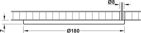 Yüzeye Monte Gömme Işık, Hafele Loox5 LED 3066 (monokrom)