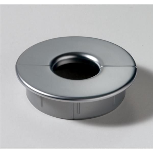 Hafele Kablo kapağı sürgülü krom mat Ø80mm