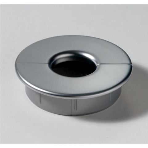 Hafele Kablo kapağı sürgülü krom mat Ø80mm