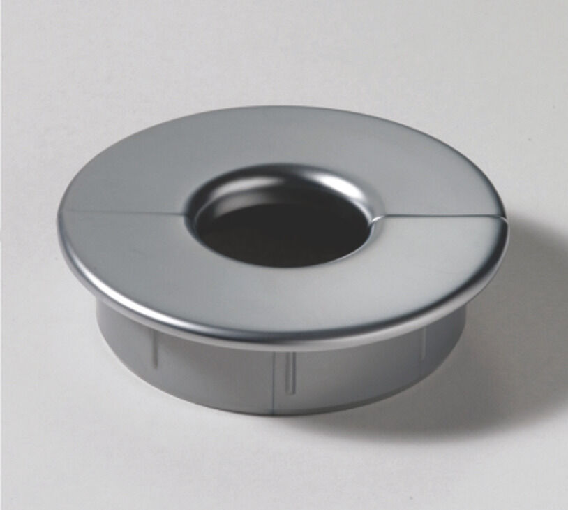 Häfele Kablo Kapağı Bastırılarak Zamak - 80 mm Krom Renkli Mat 631.49.420