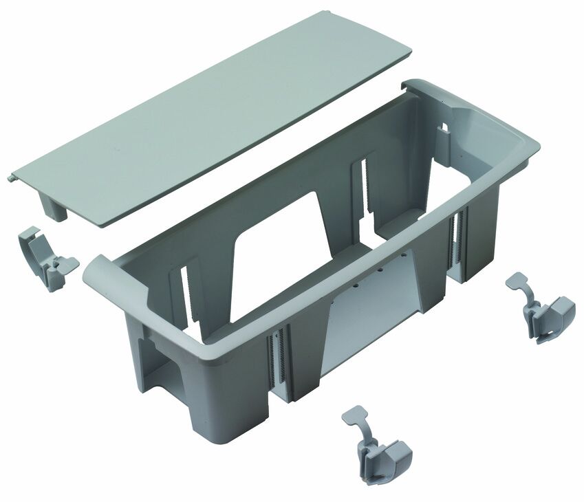 Häfele BASKET Priz Sistemi 2 x Priz 2 x RJ45 Mat Krom 631.49.980