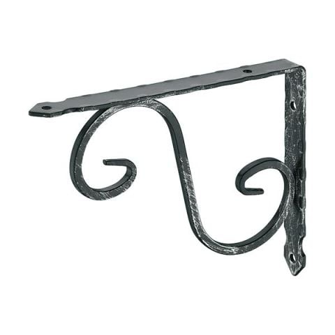 Hafele Dekoratif Raf Tutucu Çelik Siyah 155x230mm