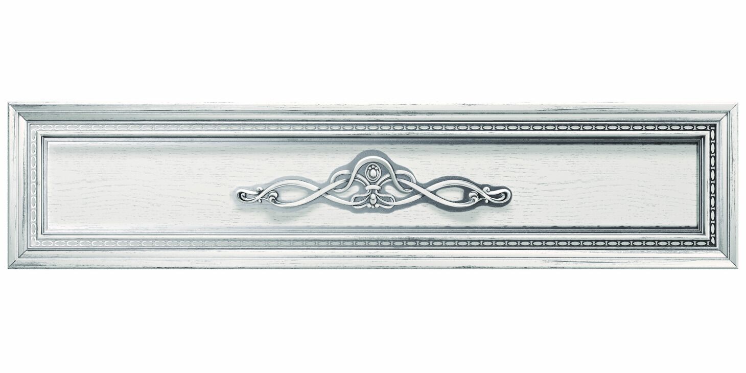 Häfele HERMES - Mobilya Kapağı 1075x21 mm Gümüş Renkli Beyaz Mat 562.95.493