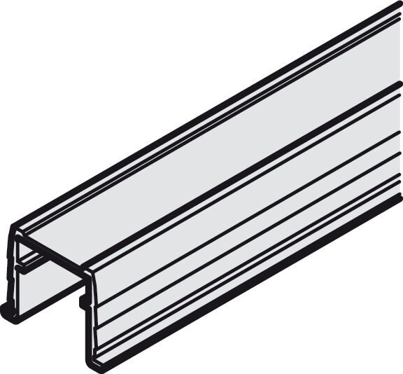Häfele Tekli kılavuz ray alt presli geçirme ≤40 kg 2,500 mm Boş 402.31.632