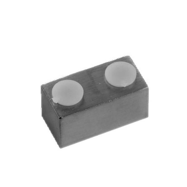 Hafele Cam Ayağı Köşeli Nikel Mat 25x16mm