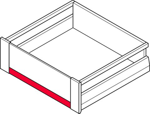 Häfele Matrix Box P Çekmece Ön Profili Beyaz 513.73.739