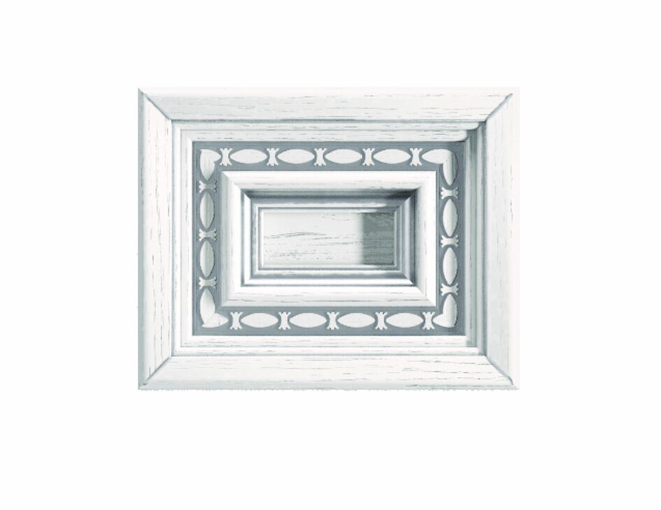 Häfele HERMES - Mobilya Kapağı 146x21 mm Gümüş Renkli Beyaz Mat 562.98.090