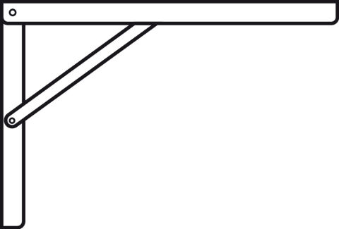 Häfele Braket Yük Taşıma Kapasitesi Çift Başına 150 Kg 300x30x200 mm 30 mm 200 mm 287.55.730