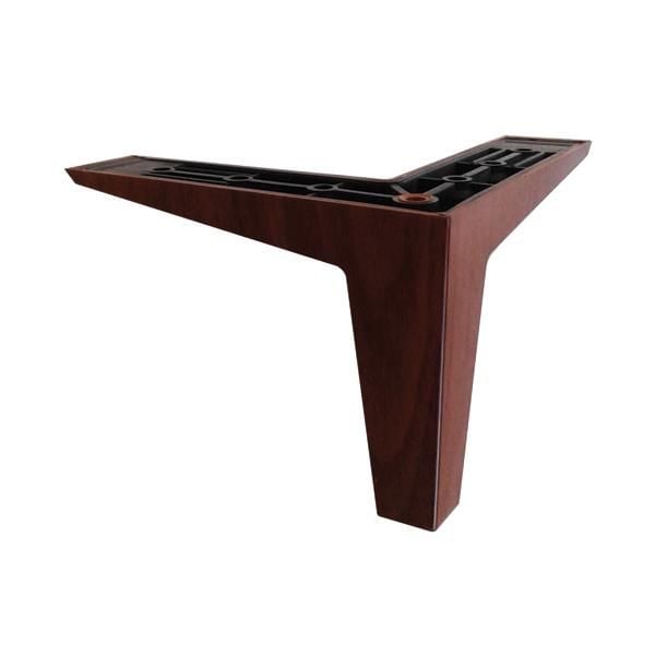 Hafele HIRA Mobilya Ayağı Köşeli Ceviz 142x142x100mm