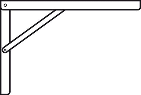 Häfele Braket Yük Taşıma Kapasitesi Çift Başına 150 Kg 300x30x200 mm 30 mm 200 mm 287.55.930