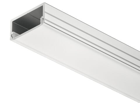 Alttan montaj için profil, 10 mm şerit LED aydınlatmalar