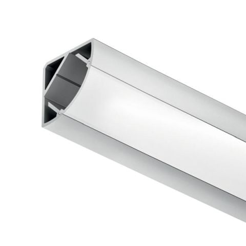 Hafele PROFIL 2195 Köşe LED Profil Alüminyum Eloksal 2.5m