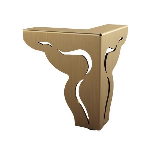 Hafele BELLE Mobilya Ayağı Antik Bronz 100mm