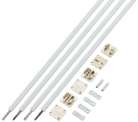 Gergi bağlantı parçası, Hafele Planofit 210, set, ahşap