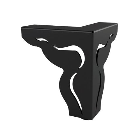 Hafele BELLE Mobilya Ayağı Siyah 100mm